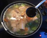Une image de l'étape 14 de Soupe TONJIRU au Miso et Tofu.