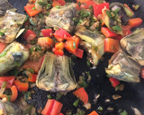 Foto del paso 5 de la receta: Arroz meloso de pollo y alcachofas