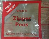 A picture of step 1 of Zipper peas.