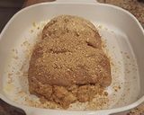 A picture of step 7 of Cajun Stuffed Catfish on Creole Wild Rice.