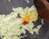 A picture of step 3 of Lauki Raita (without tarka).