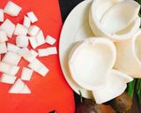 Hình bước làm 2 của món Mứt Dừa
