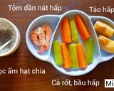 Hình bước làm 5 của món Tôm hấp cho bé ăn dặm