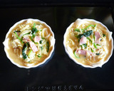 A picture of step 5 of Spinach and Bacon Quiche.