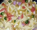 A picture of step 3 of Pasta eggs omelette.