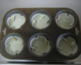 A picture of step 2 of Cheese and Blueberry Honey Cups.