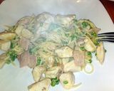A picture of step 6 of Chicken & Bacon Spaghetti.