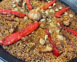 A picture of step 9 of Paella with Rabbit and Snails | J.M. García.