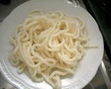 A picture of step 3 of Udon Noodles With Meat In Only 3 Minutes.