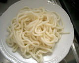 A picture of step 3 of Udon Noodles With Meat In Only 3 Minutes.