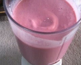 A picture of step 4 of Frozen Raspberry and Banana Smoothie.