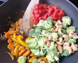A picture of step 2 of Broccoli and Chickpea Curry.