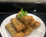 Foto langkah ke 10 dari resep Martabak telur daging daun wansui (daun ketumbar).