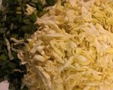 A picture of step 3 of Singaporean rice.