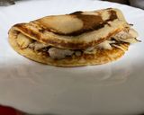 Foto del paso 4 de la receta: Tortitas de leche de avena con bacon, cebolla y berenjena
