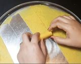 A picture of step 4 of Khandvi recipe/Patudi /suralichi surali vadi.