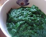 A picture of step 2 of 'Saag Paneer' Indian Spinach Curry.