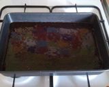 A picture of step 8 of Vickys Gooey Cinnamon Chocolate Cake, GF DF EF SF NF.
