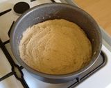 A picture of step 7 of Vickys Cherry Frangipane-Streusal Cake, GF DF EF SF.