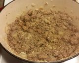 A picture of step 1 of Nessa's Lasagna.