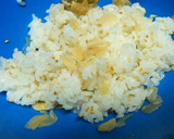 A picture of step 1 of Inari sushi with a Twist - Pickled Ginger Inari.