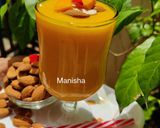 A picture of step 6 of Almonds Mango Milkshake.