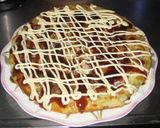 A picture of step 5 of Cheese, Seafood, and Corn Pizza-Style Okonomiyaki.