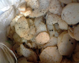 A picture of step 2 of potato sandwich.