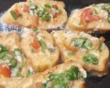 Omellte coated dinner roll recipe step 4 photo