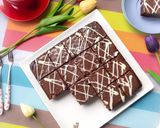صورة لخطوة 7 من وصفة كيكة الشوكولاتة بدون بيض 🍫