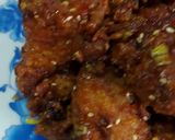 Gambar langkah 13 resipi Ayam goreng ala korea.