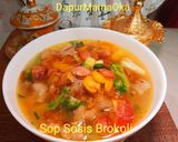 Foto langkah ke 4 dari resep Sop Sosis Brokoli.