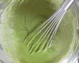 A picture of step 3 of Thick and Rich Matcha Green Tea Blancmange.