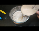 வெண்ணிலா ஸ்பாஞ்ச் கேக் ரெசிபி ஸ்டேப் 3 புகைப்படம்