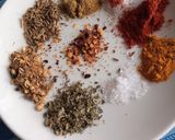 A picture of step 4 of Khatay aloo.