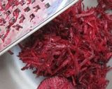 A picture of step 1 of Beetroot arugula salad.