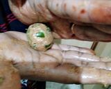 A picture of step 5 of Veg kurkure balls.