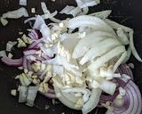 A picture of step 1 of Courgette spaghetti in cream sauce - gluten free, spiralized veg.