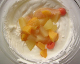A picture of step 3 of Fruit-Packed Yogurt Ice Cream Cake.