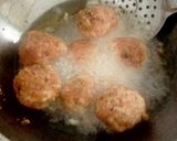 A picture of step 2 of Cheese Rice ball.