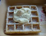 Foto del paso 4 de la receta: Waffles con avena y queso crema