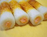 A picture of step 3 of Mentaiko-Filled Chikuwa Isobe-age (Nori Seaweed Flavored Fritters).