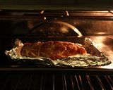 A picture of step 4 of Honey Char Siu (Chinese-Style Roasted Pork).