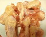 A picture of step 1 of Shiny ♡ Soft ~ Vinegar Simmered Sweet and Spicy Chicken.