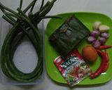 Foto langkah ke 1 dari resep Oseng Kacang Panjang Tempe.
