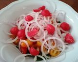 Foto del passaggio 4 della ricetta Insalata di pollo e cocomero