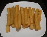 Jumbo cheesy long fries langkah memasak 5 foto