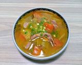 Hình bước làm 4 của món Canh dưa cải chua gân bò