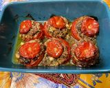 Une image de l'étape 14 de Tomates farcies aux sardines à l'huile, feta et herbes.