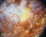 A picture of step 8 of Spagetti with cabbage sauce.